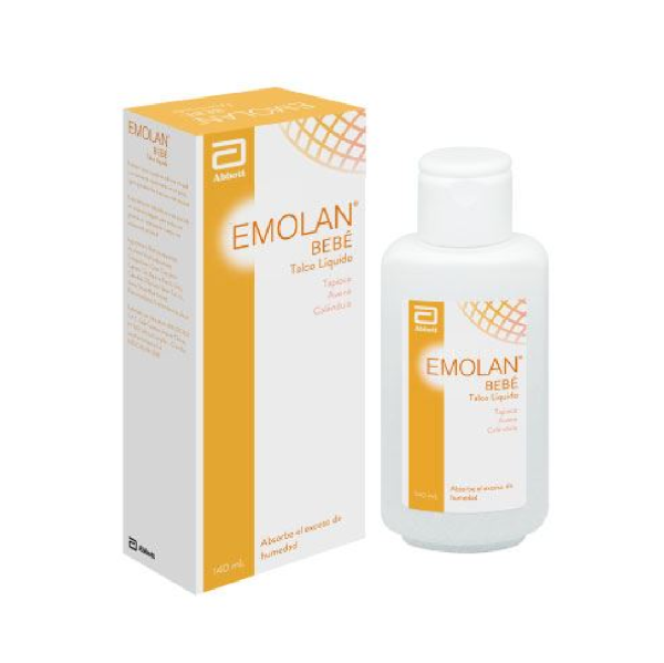 Emolan Bebé talco líquido - 140mL